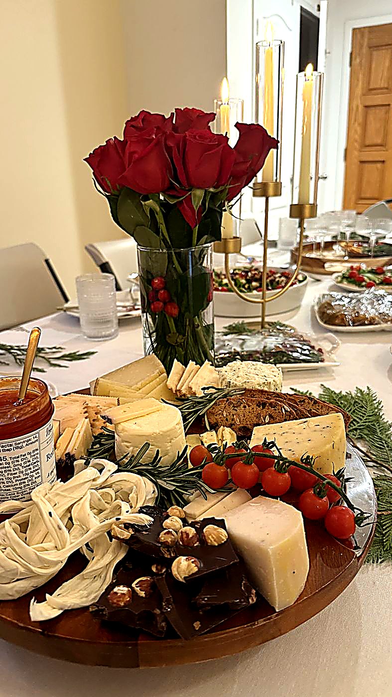 Cheese and charcuterie board